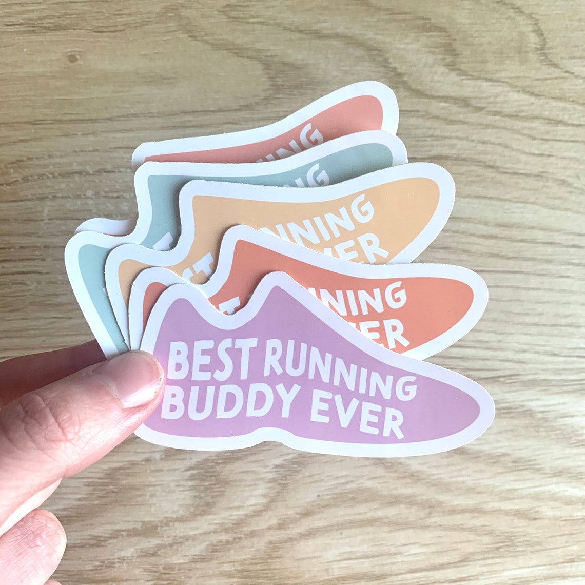 Runny Buddy Sticker Pack 5 Running Buddies Running Gifts Etsy