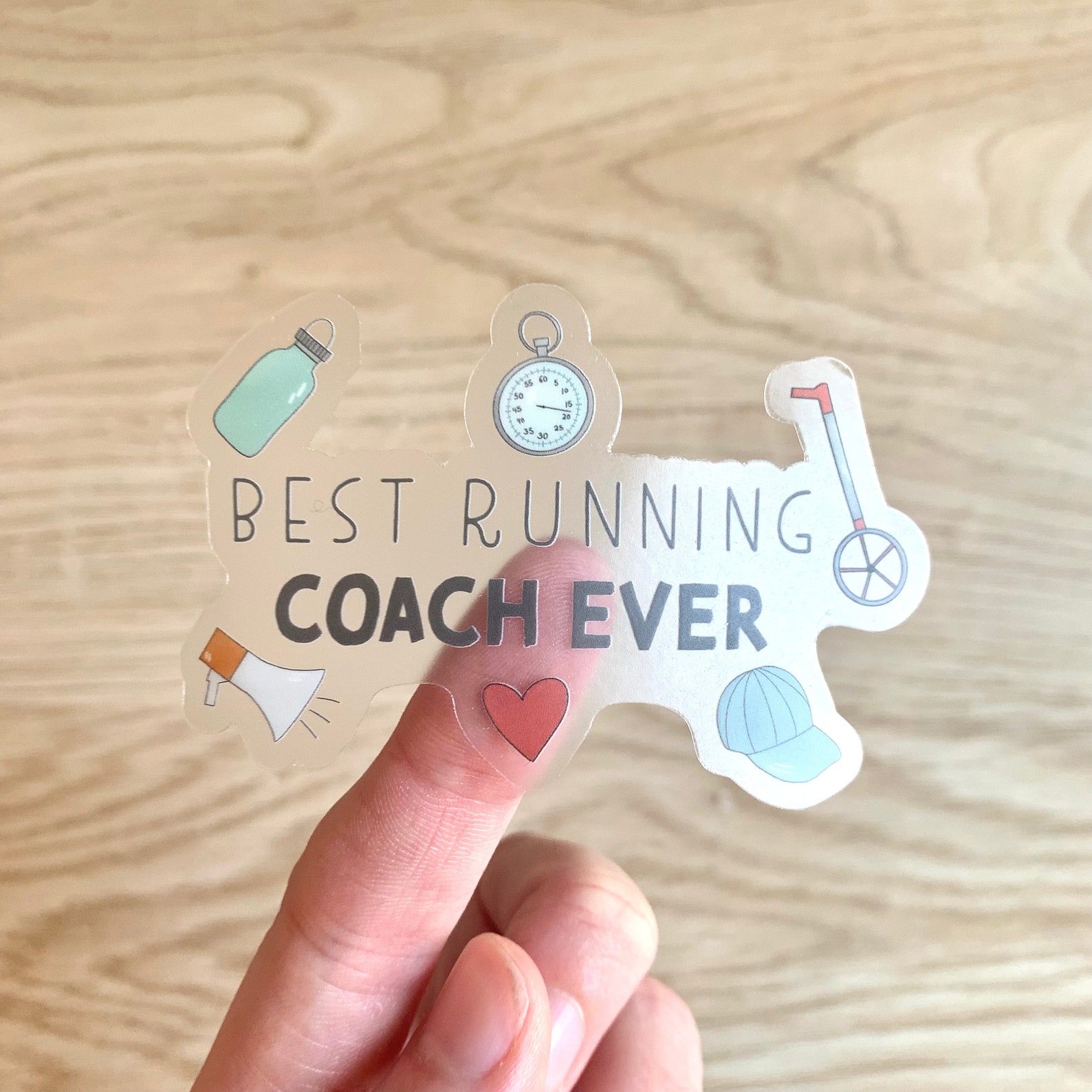 Running Coach Sticker Running Coach Gift XC Coach Gift Etsy