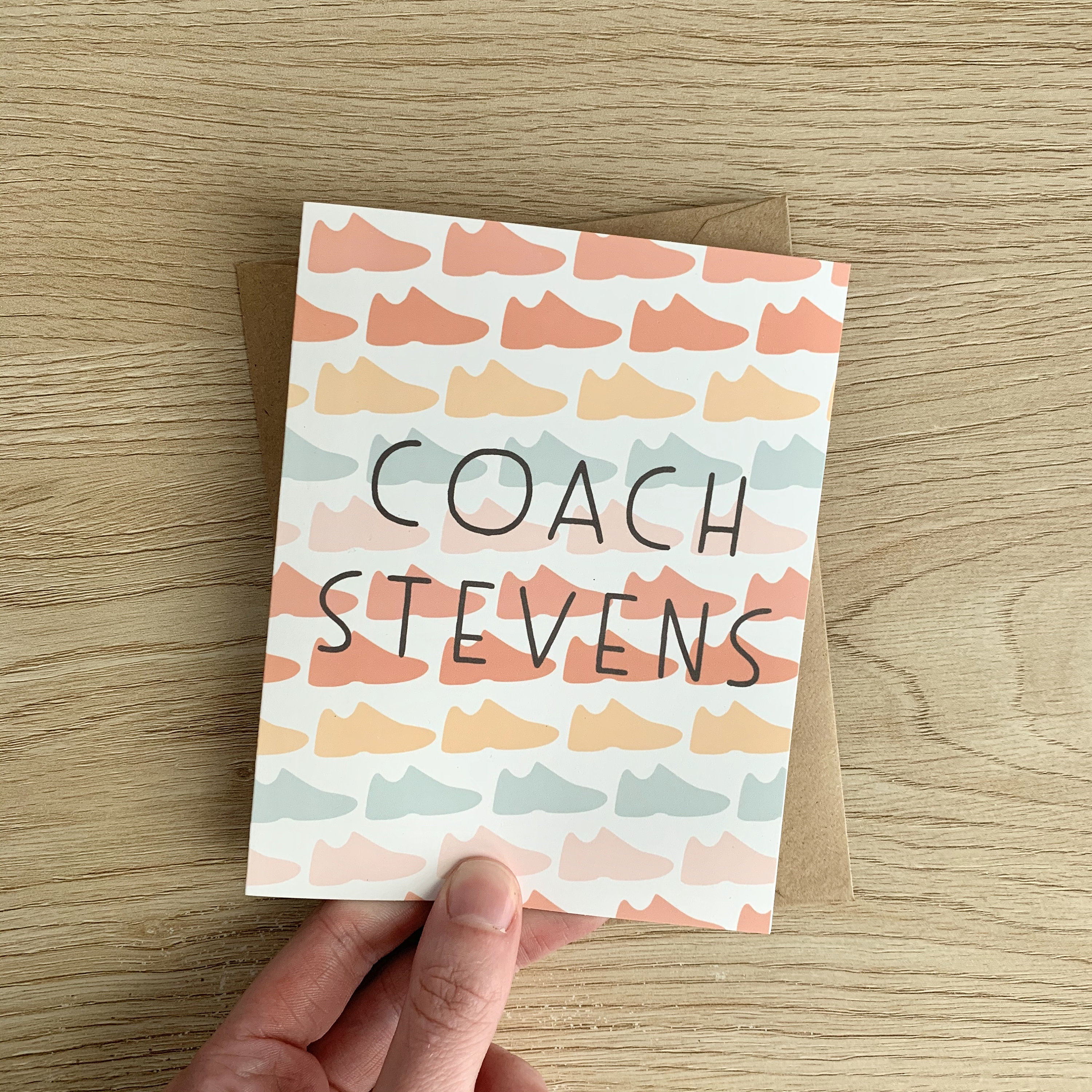 Custom Coach Card Running Coach Gift XC Coach Track Coach Etsy