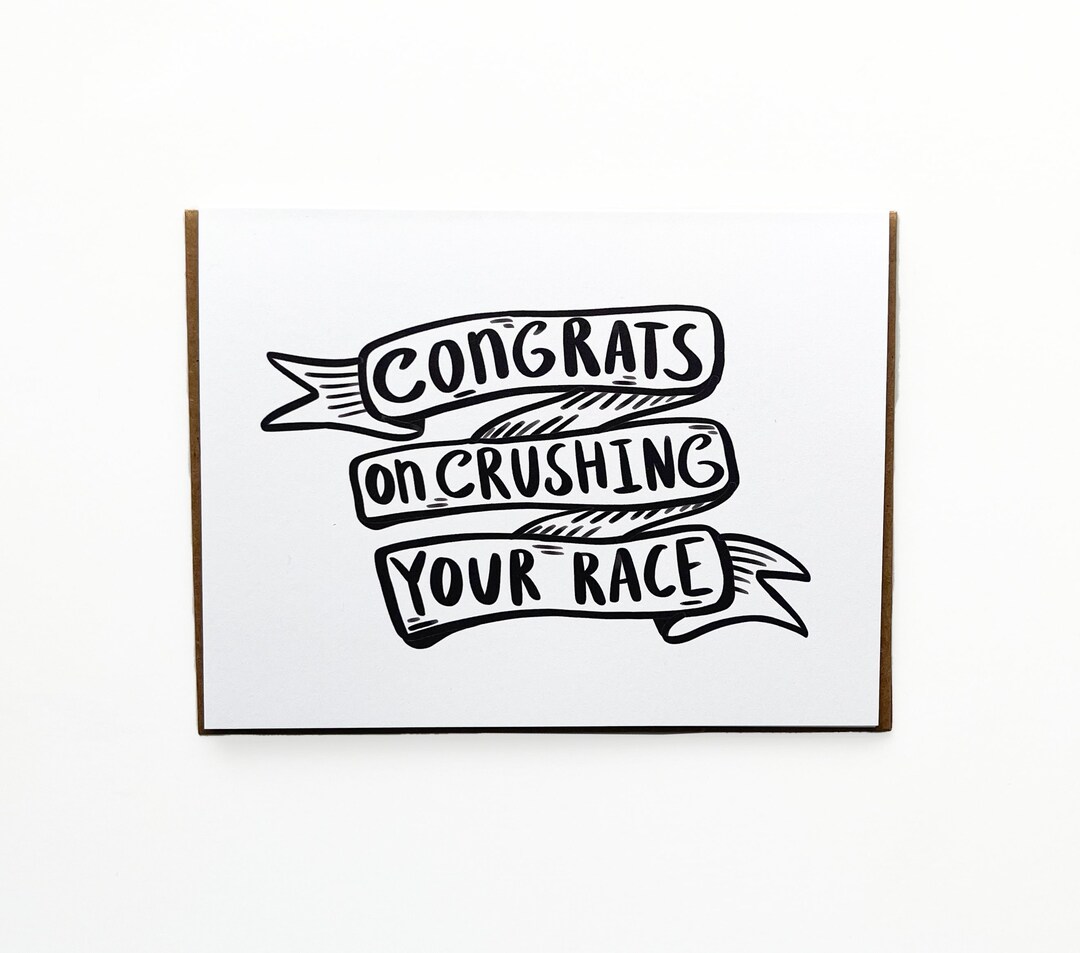 Runner Race Congrats, Runner Congrats, Marathon Congrats, XC Runner