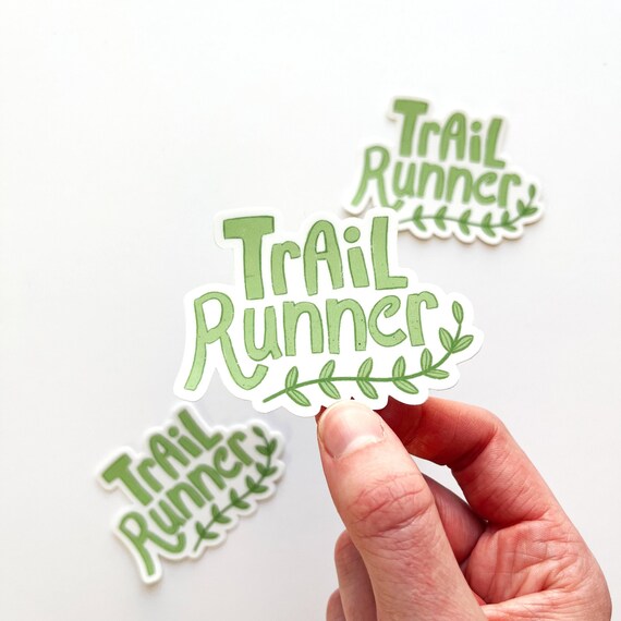 Trail Runner Sticker, Long Distance Runner, Ultra Marathon
