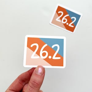 26.2 Sticker, Marathoner Sticker, Marathon Gift, Marathon Runner, 26.2 Gift, Runner Stickers, Long Distance Runner, Marathon Runner