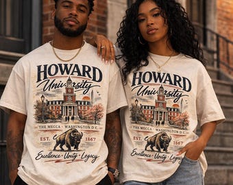 Vintage Howard Shirt, Das Mekka Shirt, HBCU Pride Bekleidung