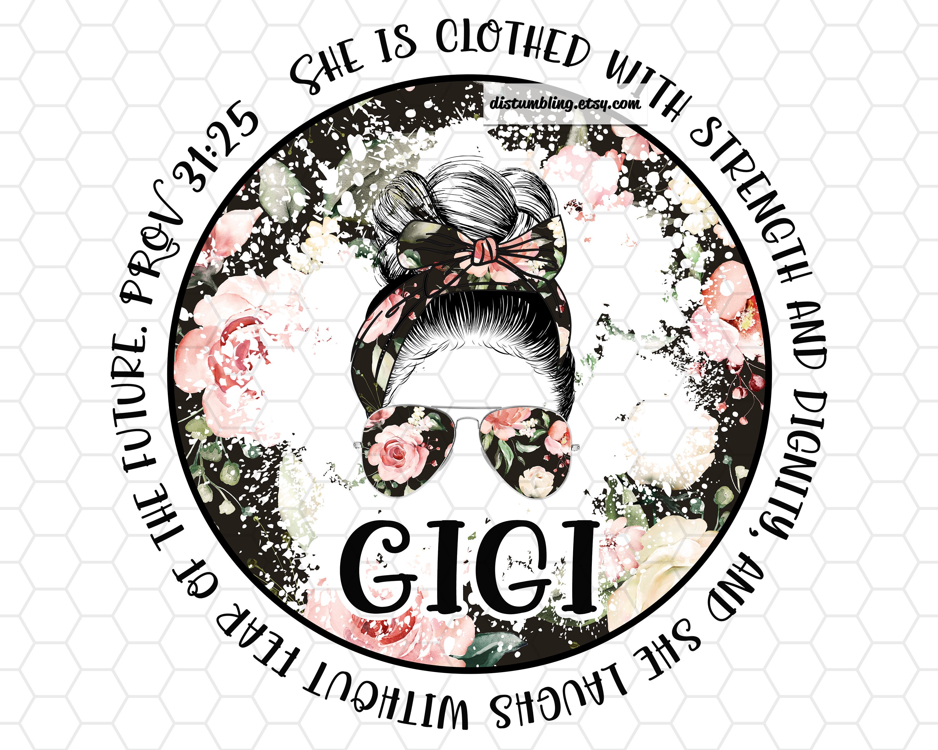 Gigi Sprichworter 31 Sie Ist Bekleidet Mit Starke Mama Bun Etsy