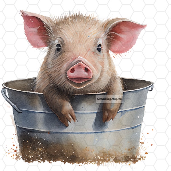 Niedliche Schweine Farm Sublimation PNG Niedliche Tiere Downloads - PNG Transparente Sublimation Designs