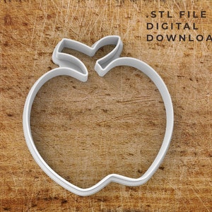 Apple Cookie Cutter STL File