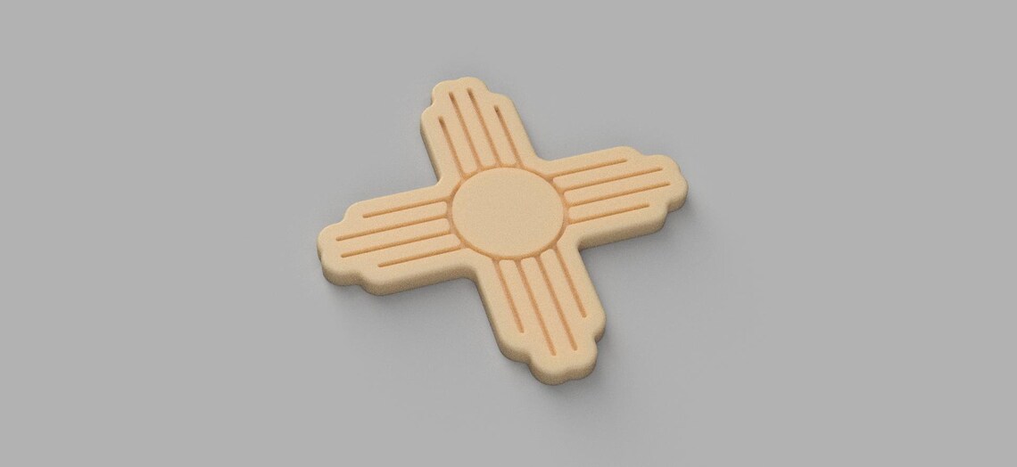 Zia Sun Cookie Cutter STL File Etsy