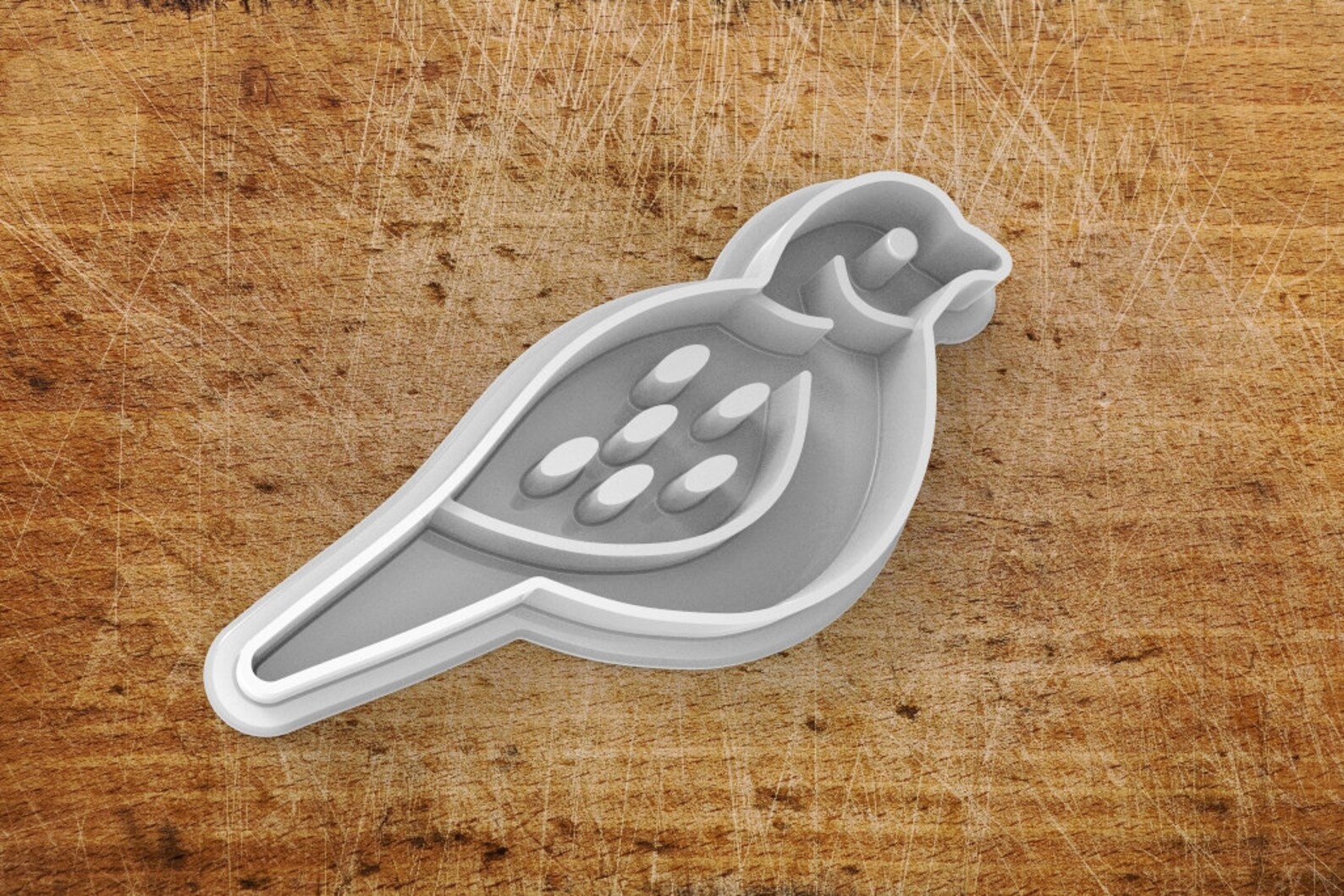Quail Cookie Cutter STL File With Embossing Features Etsy UK