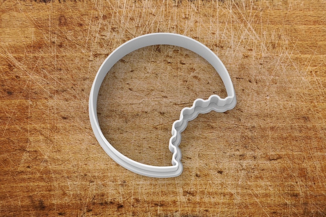 Cookie Bite Cookie Cutter STL file Etsy