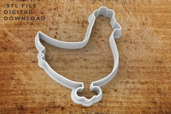 Chicken Cookie Cutter STL file