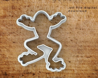 Frog cookie cutter STL file