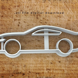 Ford Mustang Cookie Cutter STL file