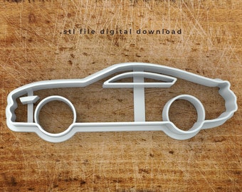 Ford Mustang Cookie Cutter STL file