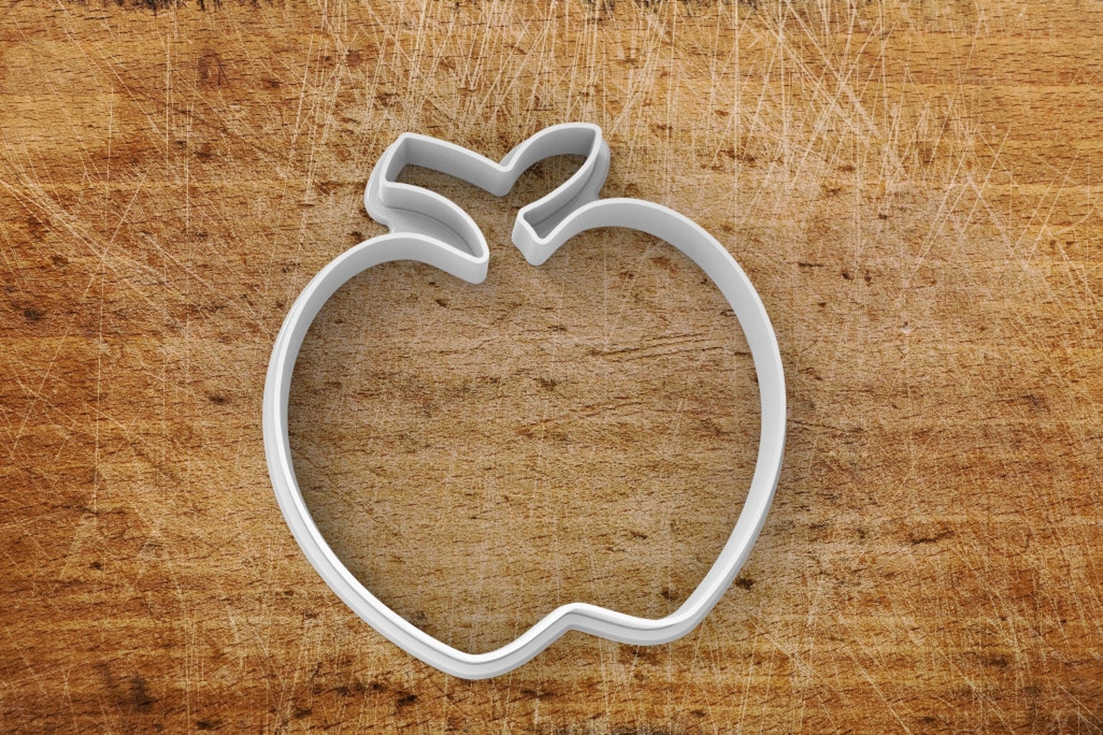 Apple Cookie Cutter STL File Etsy