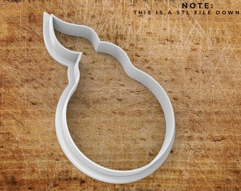 Pear cookie cutter STL file