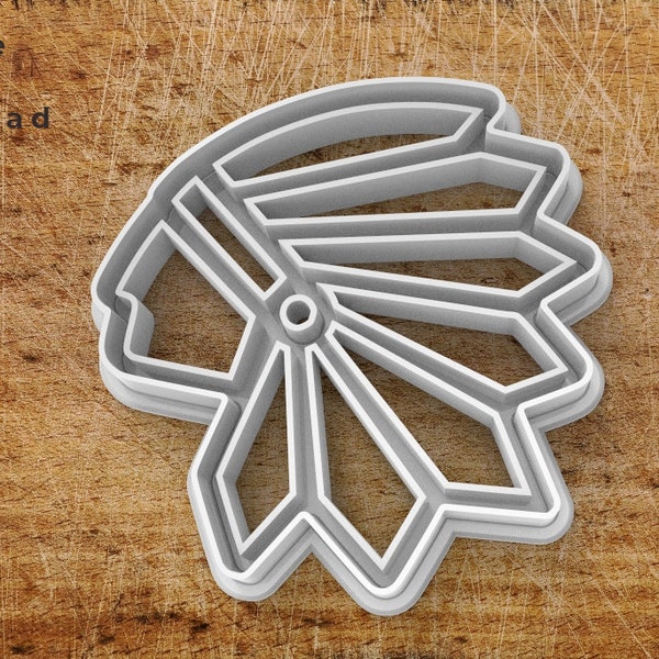 Indian Cookie Cutter STL file with Embossing Features