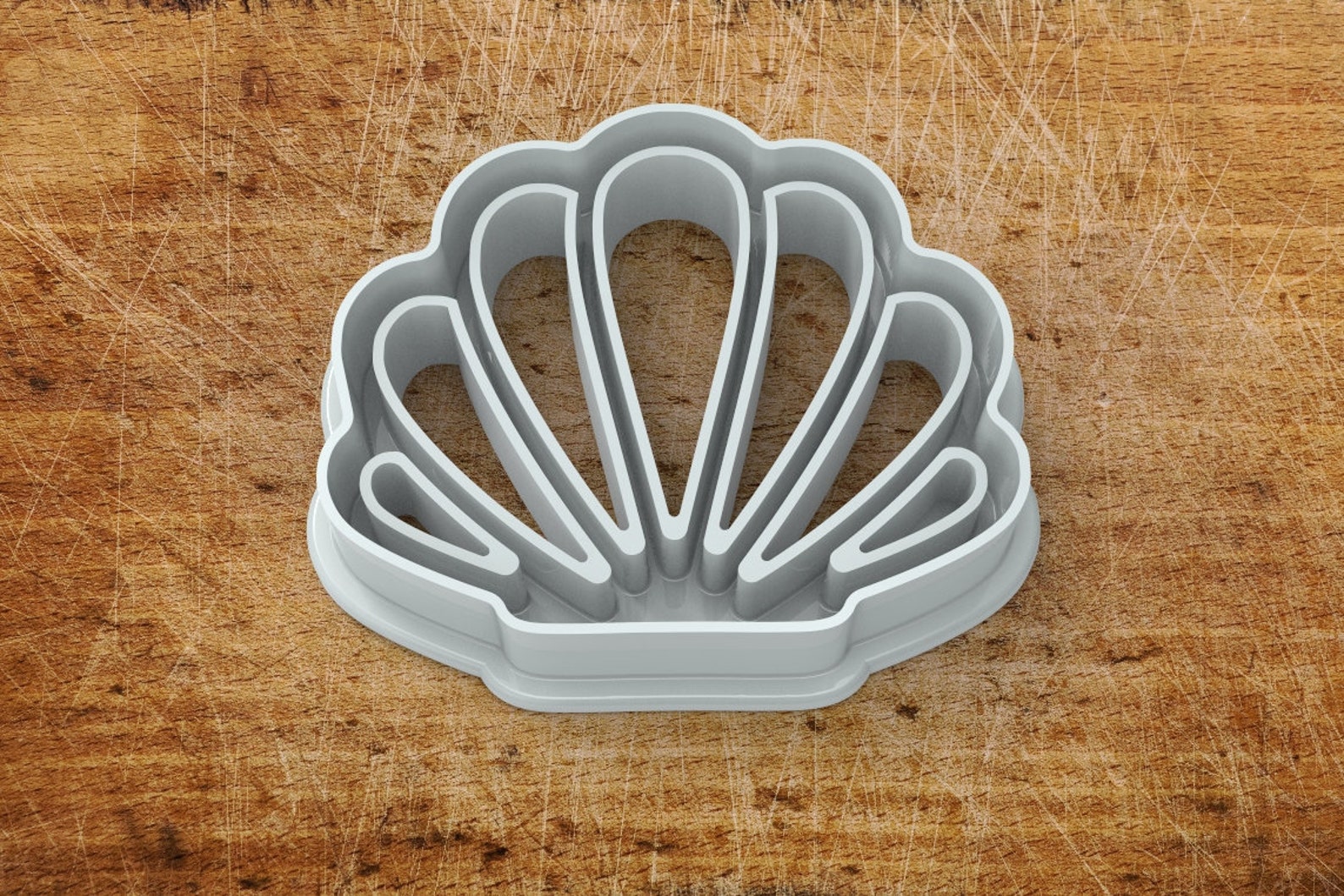 Sea Shell Cookie Cutter STL file with Embossing Features Etsy