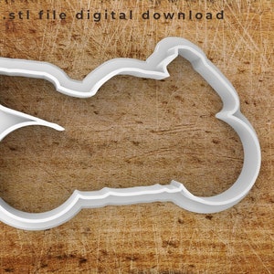 Sports bike cookie cutter STL file