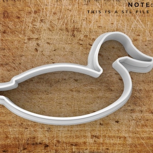 Duck Cookie Cutter STL file