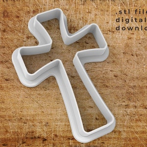 Cross cookie cutter STL file