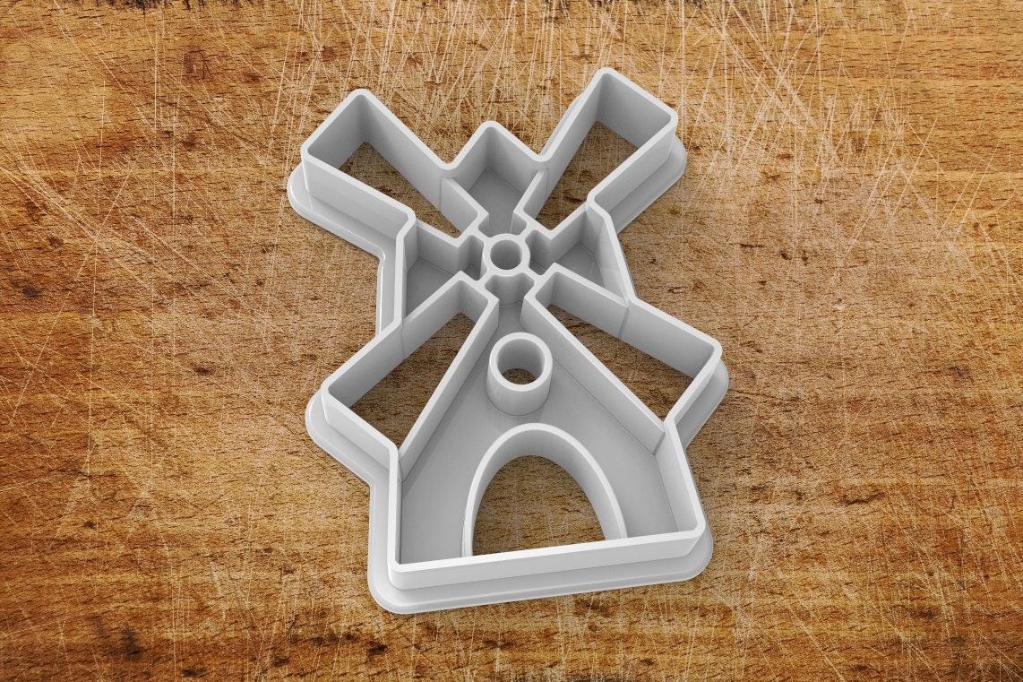 Windmill 2 Cookie Cutter STL file Etsy
