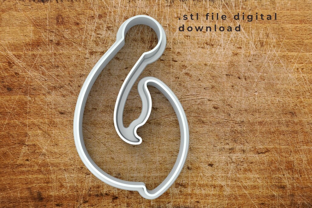 Maori Fish Hook Cookie Cutter STL File Etsy
