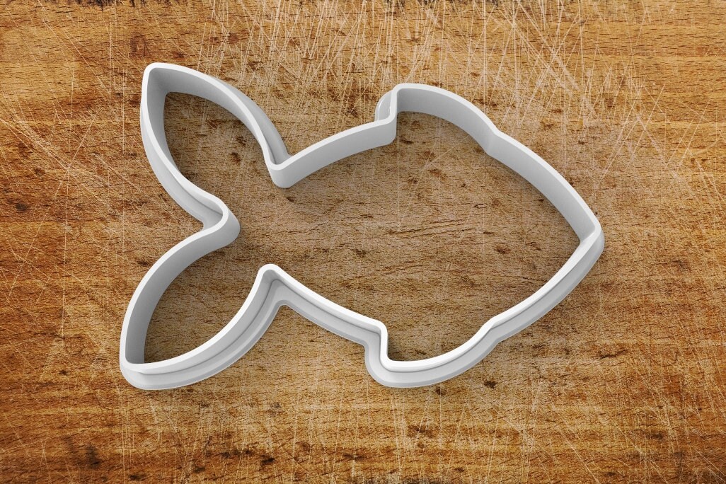 Fish cookie cutter STL file Etsy