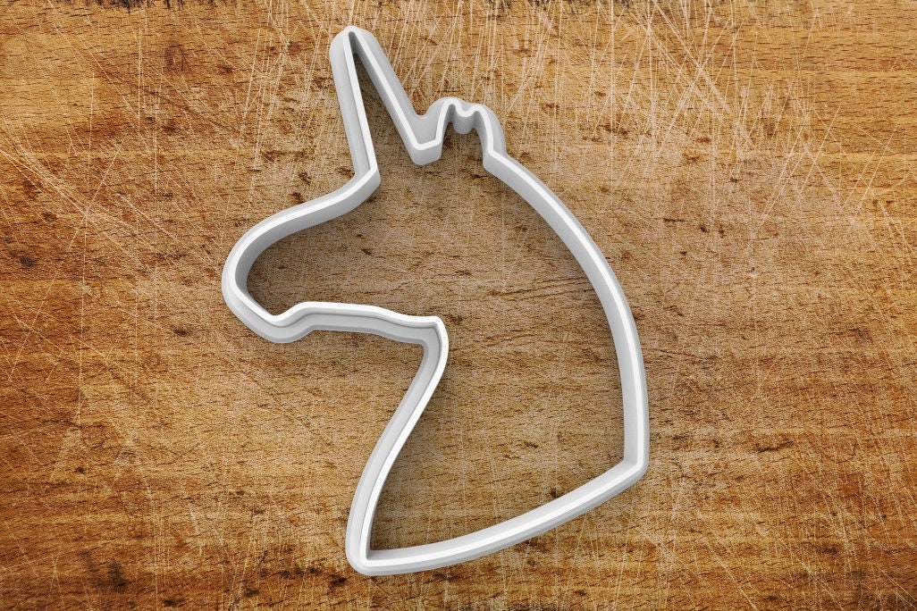 Unicorn Cookie Cutter STL file Etsy