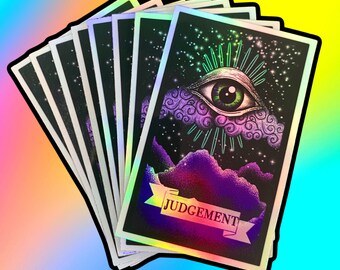 the hierophant tarot card gold holographic vinyl