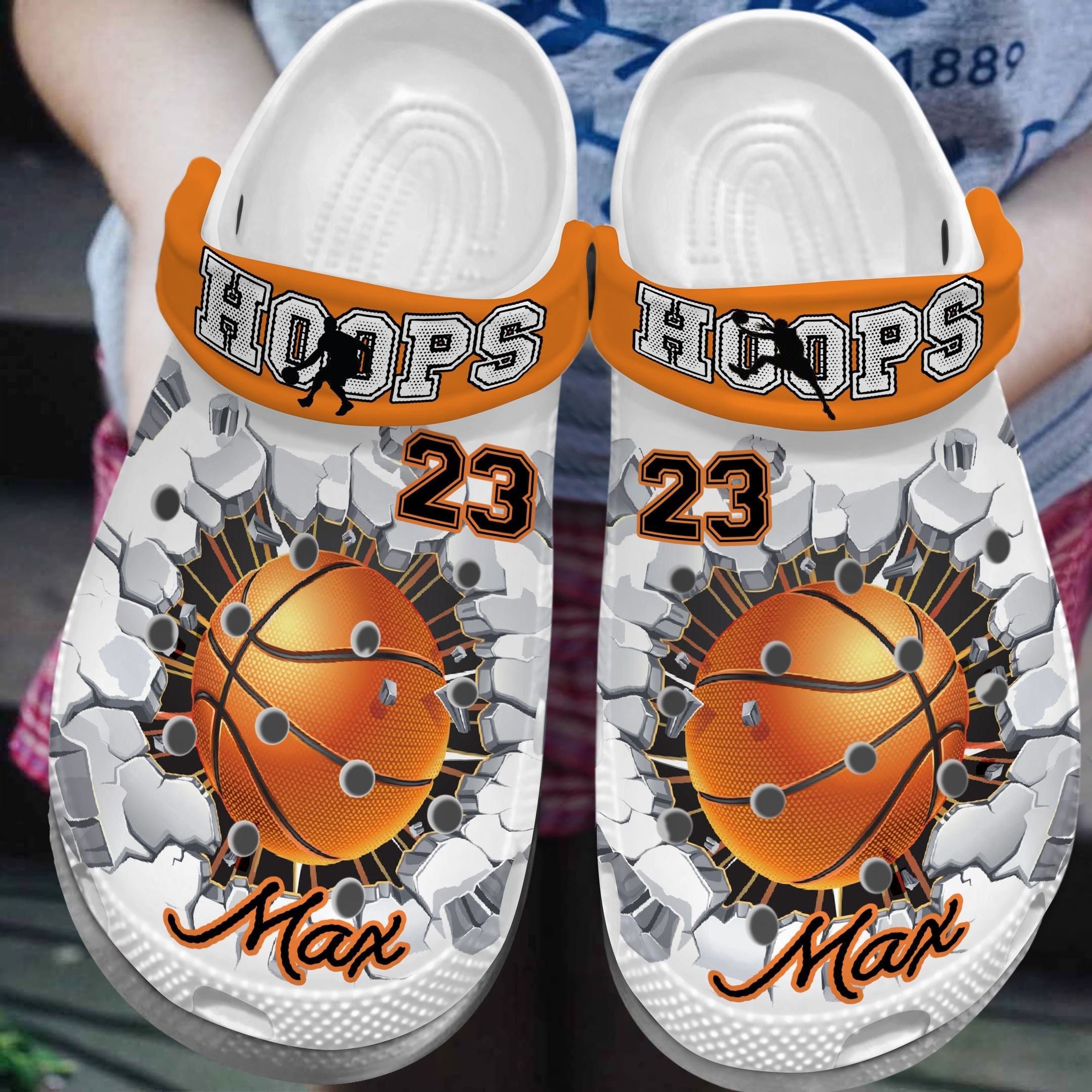 basket ball crocs