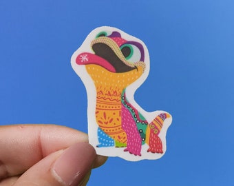 ブルーニ・アレブリヘ |防水ビニールディズニーダイカット Dia De Los Muertos ステッカーボトルラップトップ電話ケース用