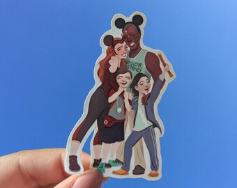 WandaVision At The Park | Waterproof Vinyl Die Cut Sticker Disney Marvel
