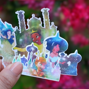 Disney Princess Castle Series 3 | Waterproof Die Cut Vinyl Sticker