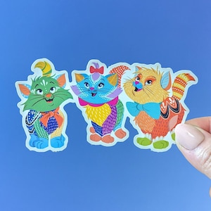 おしゃれキャット アレブリヘ | ベルリオーズ、マリー、トゥールーズ 防水ビニール ディズニー ダイカット 死者の日 ステッカー ボトル ノートパソコン 携帯電話ケース用