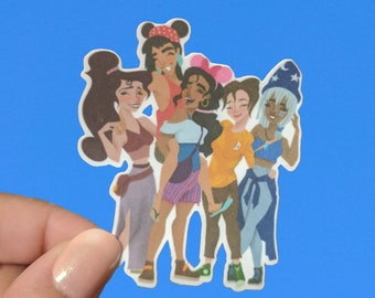 Princesses In The Park: Renaissance II | Waterproof Vinyl Die Cut Sticker Disney