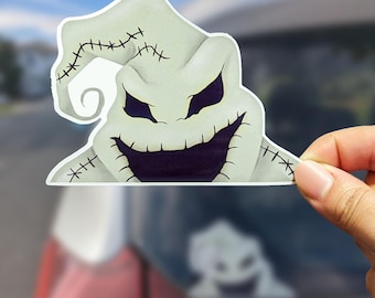 Oogie Boogie Car Sticker: Nightmare Before Christmas Waterproof Vinyl Decal
