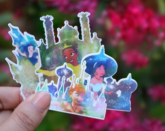 Disney Princess Castle Series 3 | Waterproof Die Cut Vinyl Sticker