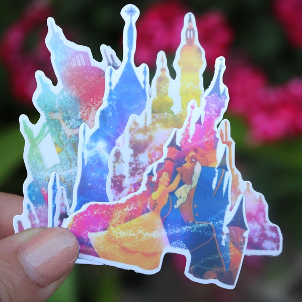 Disney Princess Castle Series 1 | Waterproof Die Cut Vinyl Sticker