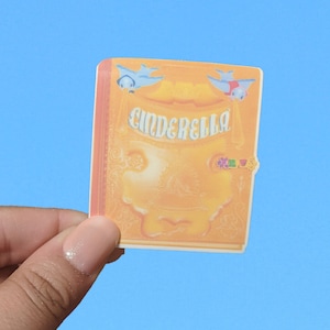 Cinderella Storybook Inspired Waterproof Vinyl Die Cut Disney Sticker