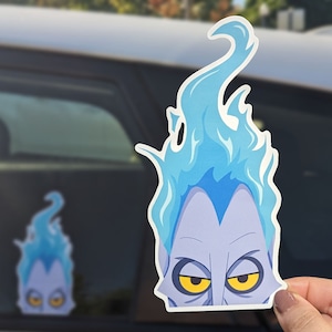 Hades Villains Car Sticker Decal | Hercules Waterproof Vinyl Die Cut Sticker Disney