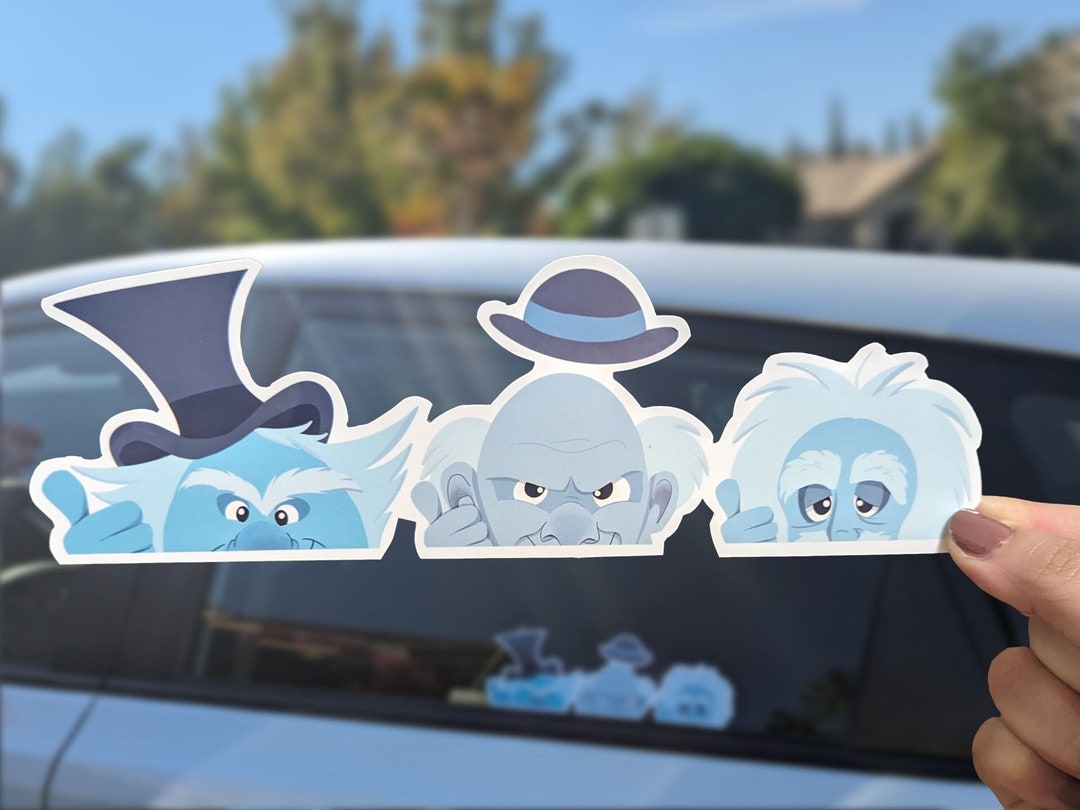 Hitchhiking Ghosts Car Sticker Decal Haunted Mansion Waterproof Vinyl