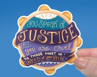 Esmeralda Quote Sticker: Hunchback of Notre Dame Inspired - Waterproof Vinyl