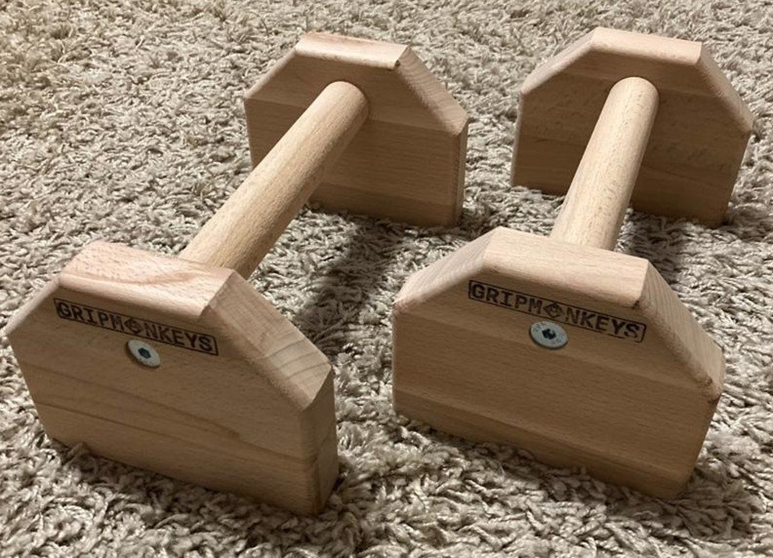 Portable Calisthenics Wood Parallettes 25cm Etsy