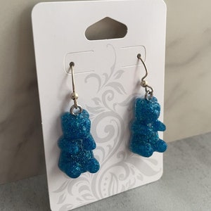 Gummy Bear Earrings | Gummy Bear Gift | Candy Jewelry | Gummy Bear Lover | Gummy Bear Accessories | Unique Gifts | Cute Handmade Earrings