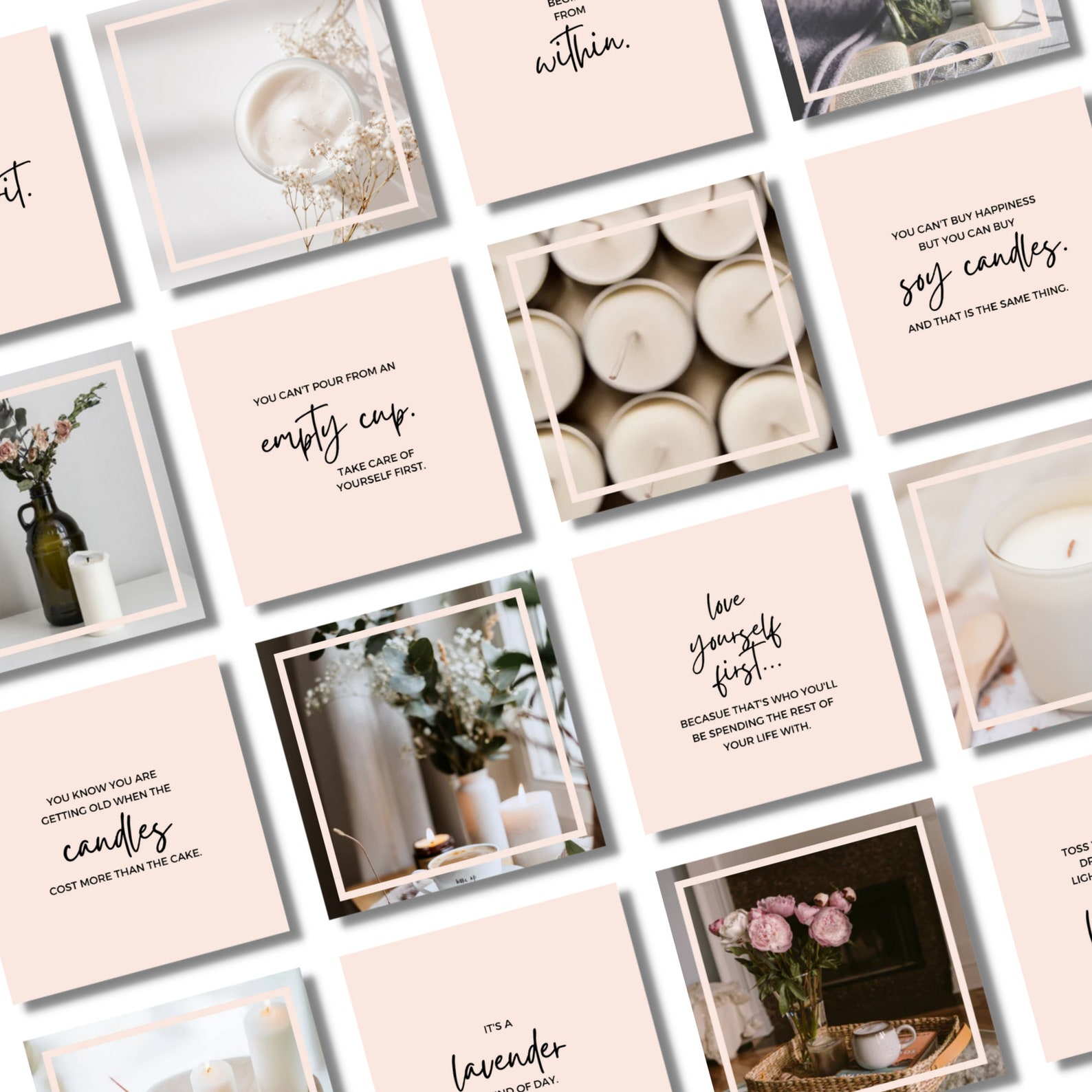 Scented Candles Instagram Quotes Soy Candle Quotes Scented Etsy
