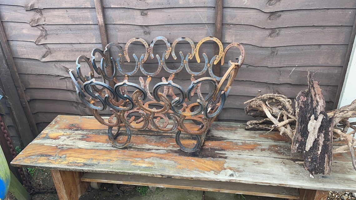 Horseshoe fire pits Etsy