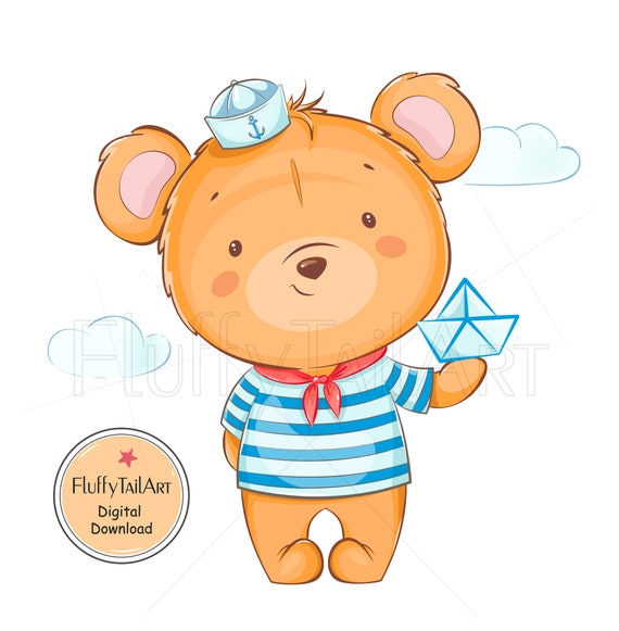 Teddy Bear Clipart Png Jpeg AI EPS 10 Digital Download | Etsy