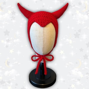 Devil Bonnet - Etsy