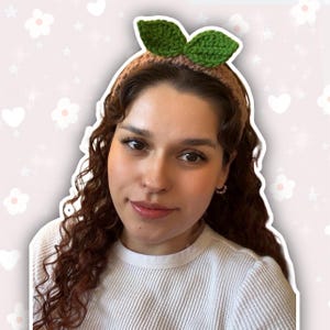 Crochet Sprout Headband