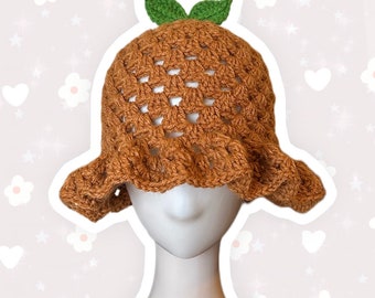 Crochet Sprout Bucket Hat